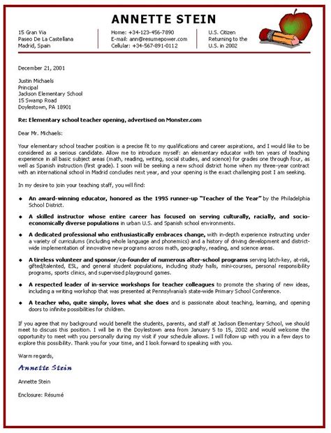Cover Letter Esl Teaching Position Examples English Teacher Template