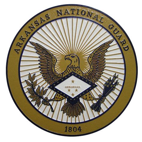 Arkansas National Guard Seal Military Plaques Emblems Seals Ts