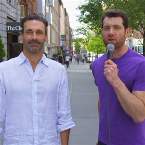Would You Have A Threesome With Jon Hamm And Billy Eichner E Online