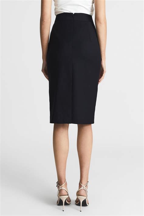 Buy Reiss Navy Haisley Tailored Pencil Skirt From The Next Uk Online Shop