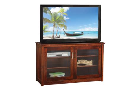 Oak, cherry, maple, poly, elm, cedar, walnut, hickory, pine Amish 48" LCD TV Stand | Lcd tv stand, Fireplace tv stand ...