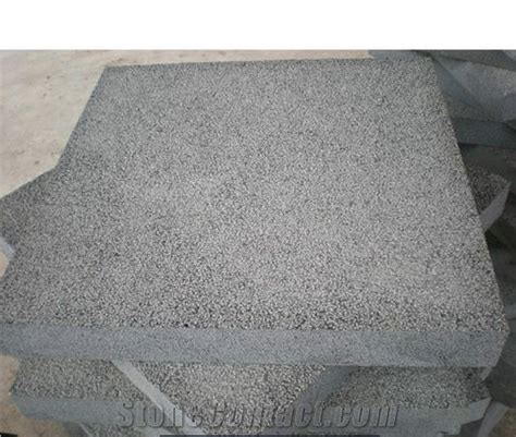 Hainan Grey Basalt Bushhammered Surface Paving Tiles From Estonia