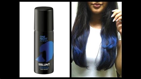 Learn how to dye hair and then easily create your ideal look with temporary or permanent hair dye. BBlunt Hair Spray Review (Blue) - YouTube