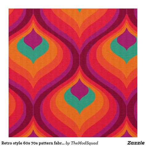 retro style 60s 70s pattern fabric artofit