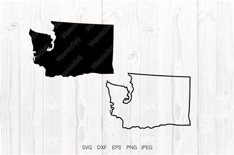 Washington State Svg Washington Graphic By Vitaminsvg · Creative Fabrica