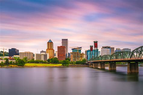 Portland Oregon Usa Skyline Goodskin Dermatology