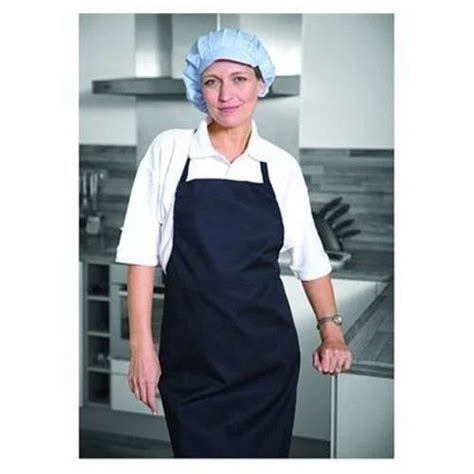 Polyester Black Plain Kitchen Apron Size Free Size At Rs 200 In Indore