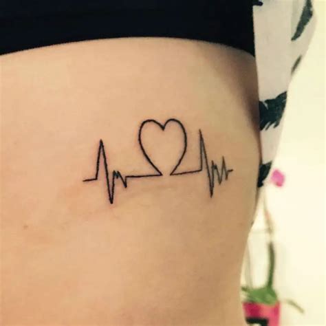 22 Photos Of Inspiring Heartbeat Tattoos Sortra