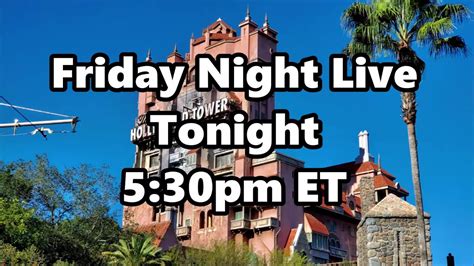 Friday Night Live Stream Announcement 8 19 22 Walt Disney World
