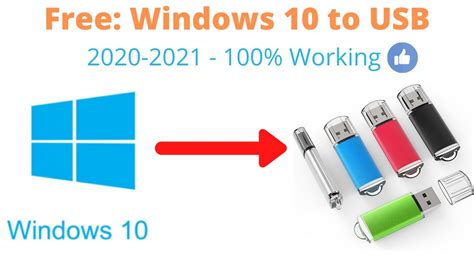 How To Make A Windows 10 Bootable Usb Flash Drive For Free Step By