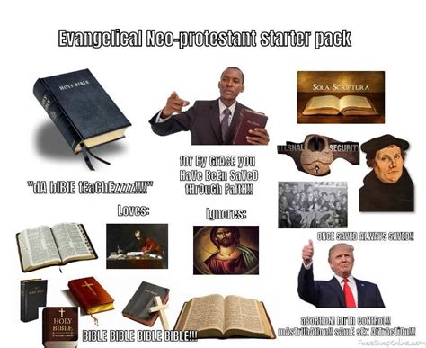 Ive Decided To Start Making Starter Pack Memes For Each Christian