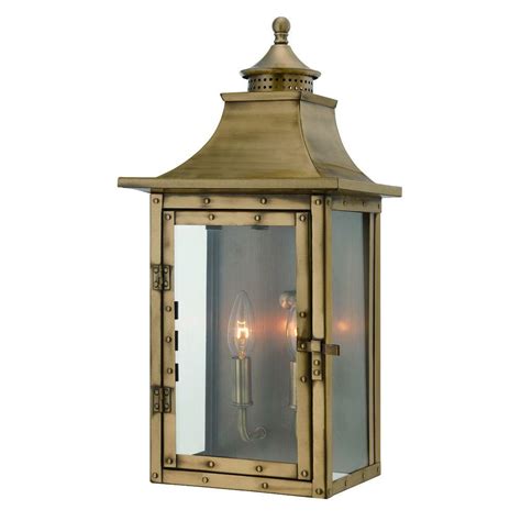 Acclaim Lighting St Charles Collection Wall Mount 2 Light Outdoor Aged