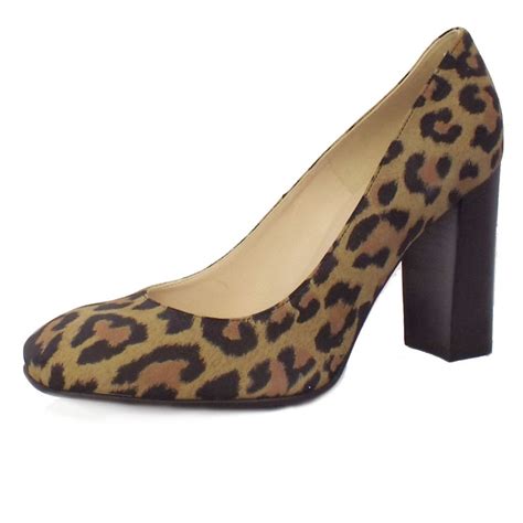 Peter Kaiser Sandy Ladies Leopard Print Court Shoes Mozimo