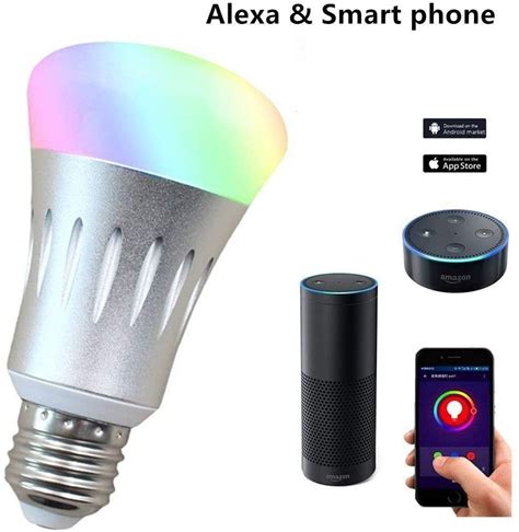 Alexa Light Bulbs Wifi Smart Led Bulb ， Work With Basic Echo Dot