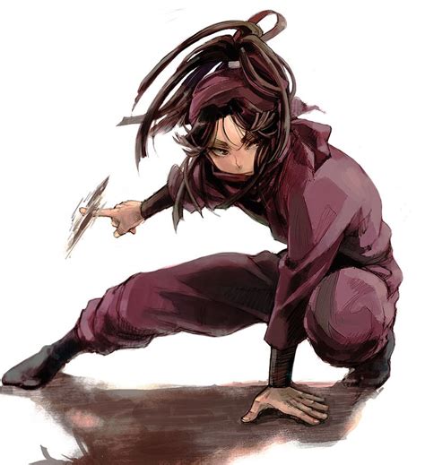 Ninja Rogue Thief In 2023 Female Ninja Ninja Art Drawing Poses