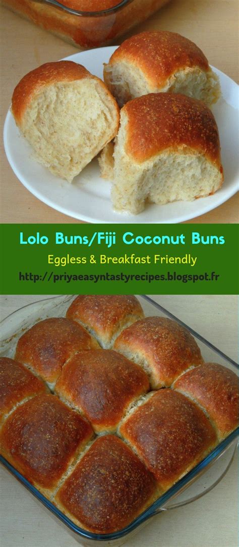 Lolo Bunseggless Fijian Coconut Buns Coconut Buns Honey Cake Recipe