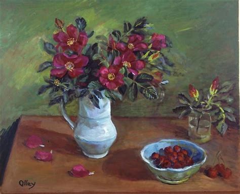 Roses And Cherries Margaret Olley 2004 22 Ehive