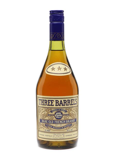 Three Barrels Rare Old French Brandy Lot 21557 Buysell Spirits Online