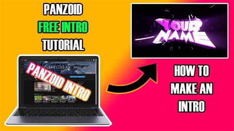 How To Make An Free Intro Using Panzoid Tutorial 2019 Youtube