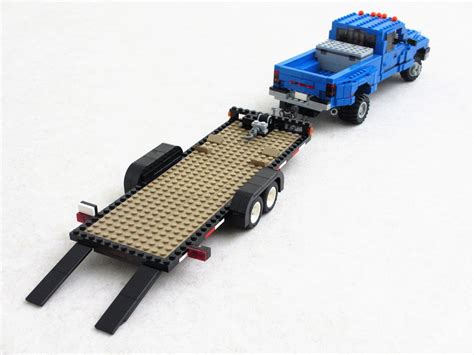 Stylish Car Trailer With Retractable Ramps