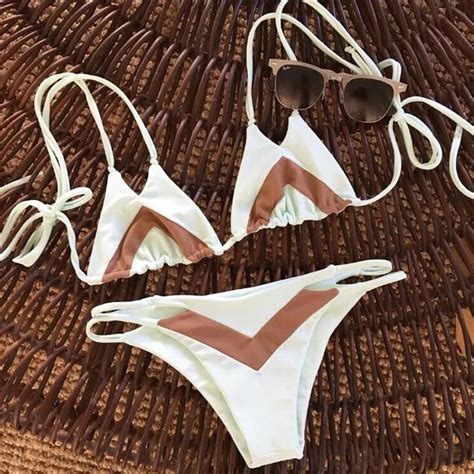 Sexy New Women Bikini Set Print Beachwear Bathing Suit Push Up