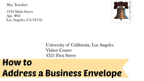 Proper Letter Format Envelope Template Resume
