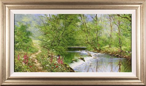 Terry Evans Original Oil Painting On Canvas Woodland Wanderings