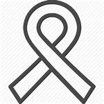 Ribbon Cancer Icon Line Edge Editor Open