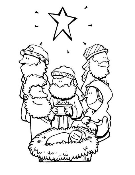 Star Of Bethlehem Coloring Page At Free Printable