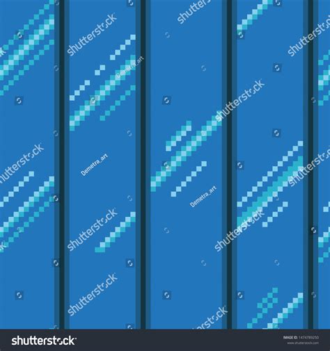Pixel Art Glass Wall Texture Pattern เวกเตอร์สต็อก ปลอดค่าลิขสิทธิ์ 1474789250 Shutterstock