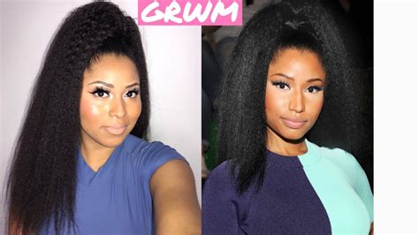 Nicki Minaj Black Curly Hair