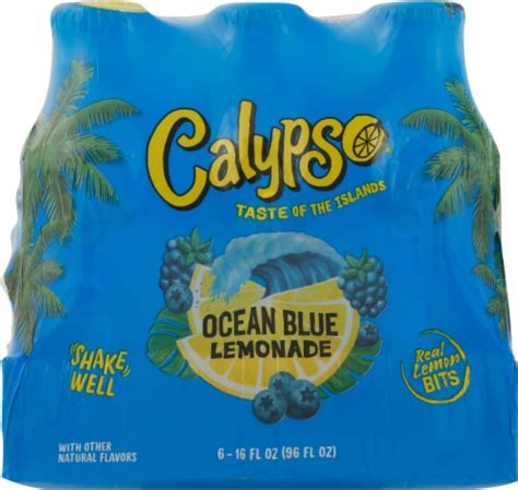 Calypso Ocean Blue Lemonade Pack Bottles Fl Oz Fred Meyer