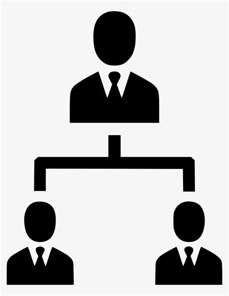 Hierarchy People Management Structure Organization Organisation Icon