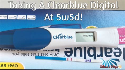 Clearblue Digital At 5 Weeks Pregnant Live Pregnancy Test At 23dpo