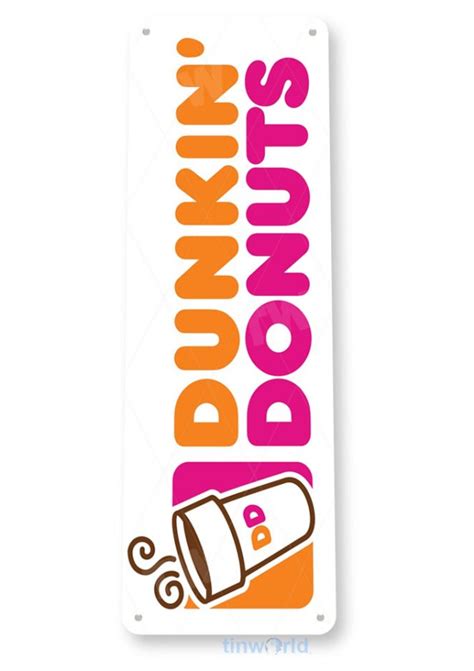 Dunkin Donuts Sign B140 Tinworld Food Signs