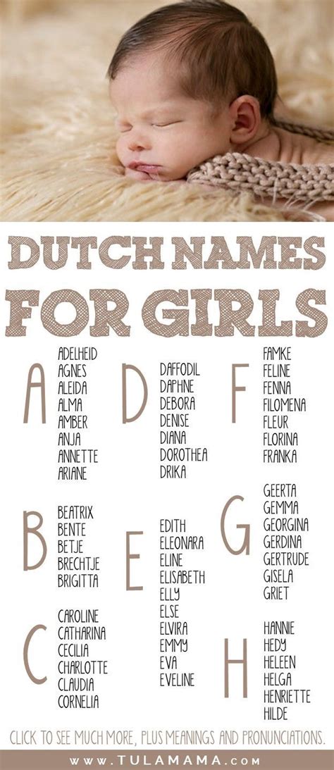 Most Comprehensive List Of Dutch Names To Choose From Dutch Names