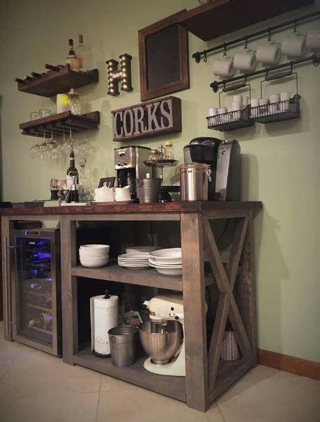 Coffee bar plays a crucial role in a coffee shop as it is the place where the barista concocts scrumptious coffees with his magic hands. 50 DIY Coffee Bar Ideas inside the Home for Coffee Enthusiast