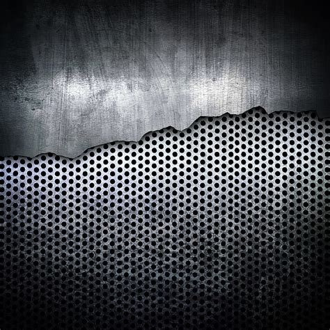Gray Mesh Board Illustration Grey Steel Texture Metal Hd Wallpaper