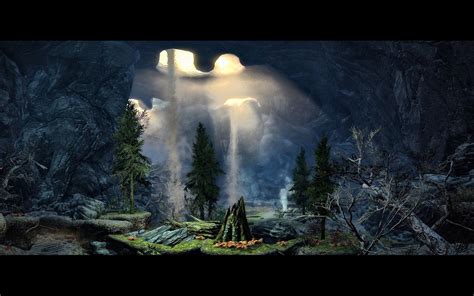 Caves The Elder Scrolls V Skyrim Wallpapers Hd Desktop And