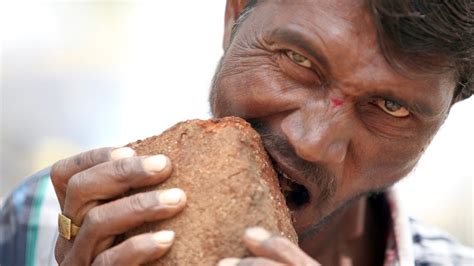 Man Addicted To Eating Bricks Mud And Gravel Hot Bumbum