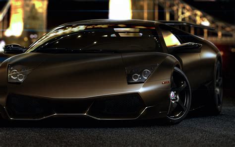 Wallpaper Lamborghini Murcielago Supercar Brown Frankfurt 2015 Cars