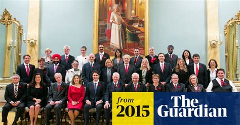Trudeau Gives Canada First Cabinet With Equal Number Of Men And Women Canada The Guardian