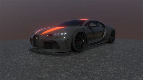 Bugatti Chiron Super Sports 300 Download Free 3d Model By Mdmahib