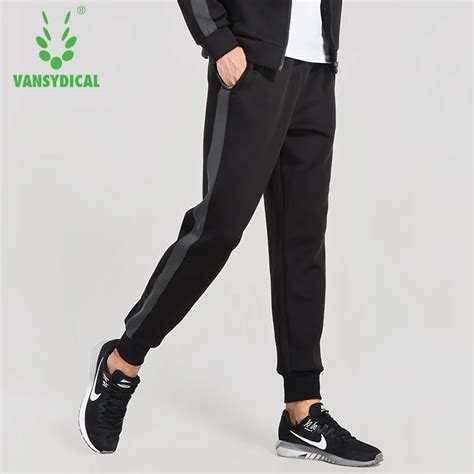 2018 vansydical brand men running pants sportswear fitness legging sports mens sweatpants