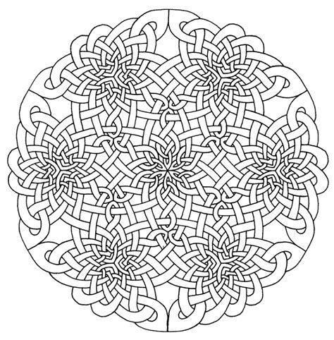 27 Printable Celtic Mandala Coloring Pages