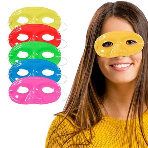 Colorful Half Masks Per 12 Pack