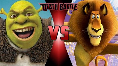 Shrek Vs Alex The Lion By Omnicidalclown1992 On Deviantart