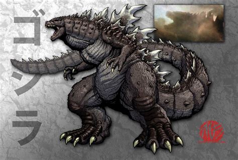 Godzilla 2014 Godzilla Concept Design By Matt Frank Godzilla Fan