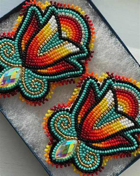 Pin By Jackie Mitchell On Native Creations Bead Embroidery Patterns