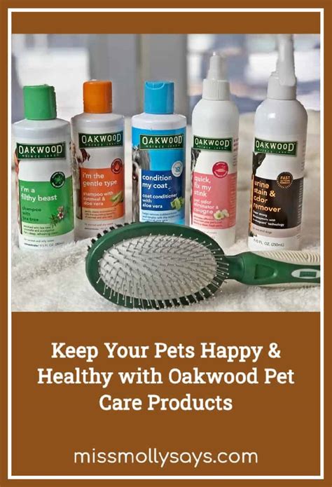 Keep Your Pets Happy And Healthy With Oakwood Pet Care Products